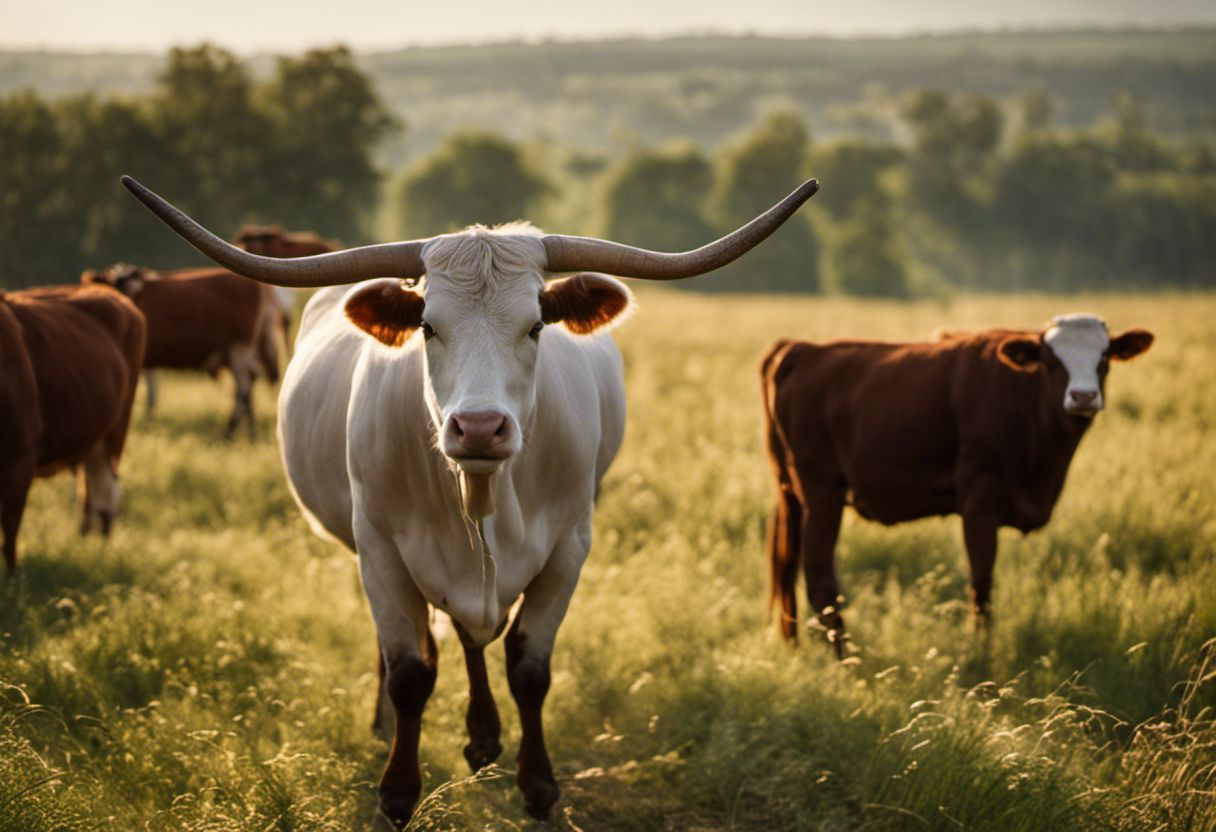 High detail shot of harmonious agriculture and livestock